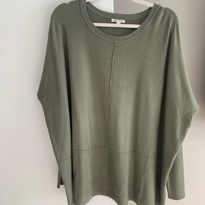 Olive long sleeve sweater
